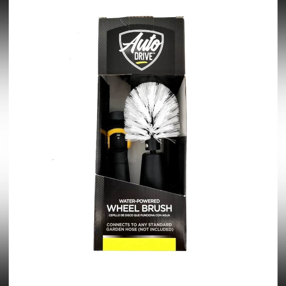 Auto Drive Brand Rotatable Water-Powered Form Brush for Car Cleaning